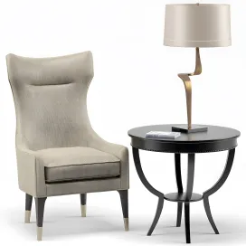 Gina chair thad lamp scheffield round end table